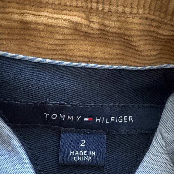 Tommy Hilfiger corduroy Tan Blazer Size 2 - Picture 2 of 4